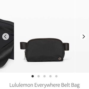 NWT Lululemon Everywhere Belt Bag *Extended Strap Black